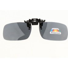 Dolity Çerçevesiz Güneş Gözlüğü Sürüş Spor Seyahat Polarize Gözlük Lensleri -, 13 x 4 cm Gri  (Yurt Dışından)