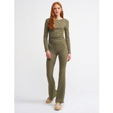 Dilvin 30101 Büzgülü Top-Yeşil