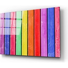 Aras Glass Art Renkler 4 Cam Tablo