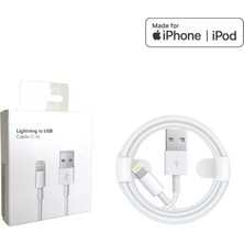 Renovera Apple iPhone 13 Uyumlu Lightning Hızlı Şarj Kablosu - Data Kablosu Ithalatçı Garantili 100CM