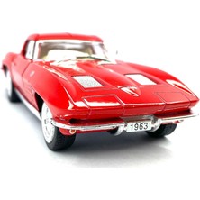 Hepsilazım Oyuncak Model Araba  1963 Corvette Sting Ray  (13CM)