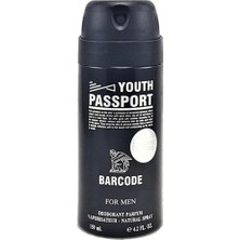 Youth Passport Deo Barcode 150 ml