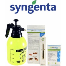 Syngenta Icon 10CS 20 ml (Konsantre)+ Advion Jel + 2 Lt Ilaçlama Pompası Sivrisinek Hamamböceği Kene 3'lü Set