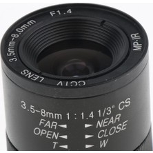 Sharplace 3.5-8mm F1.4 Cs Ccd Kamera Için Cctv Lens (Yurt Dışından)