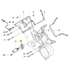 Heropar Bmw E38 E39 ve E53 M62 Uyumlu Motor Selenoid Valf Flanşı 11141435023