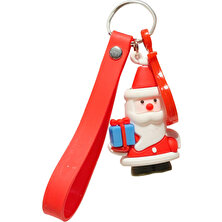 Dolity Sevimli Silikon Noel Anahtarlıklar Anahtar Charms Çanta Dekorları Noel Baba (Yurt Dışından)