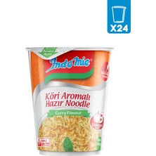 Indomie 24'lü Köri Aromalı Hazır Noodle Bardak