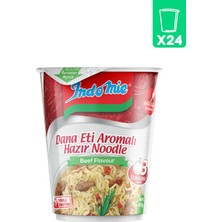 Indomie 24'lü Dana Eti Aromalı Hazır Noodle Bardak