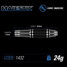 Winmau Majestic 24 G Dart Oku Seti