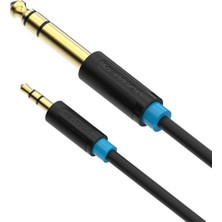 Flameer 3.5mm Stereo 6.35MM Mono Fiş Kablosu 1/4 1/8 Adaptör Gitar Lider 1.5 M (Yurt Dışından)