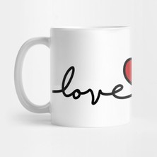 Pixxa Love Forever Aşk Sevgi Kupa Bardak