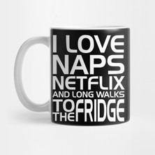 Pixxa Lazy Nap Sleep | I Love Naps Netflix And Long Walks To The Fridge Kupa Bardak
