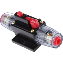 Flameer 12V-24V Inline Su Geçirmez Devre Kesici 40  Manuel Sıfırlama Anahtarı 40A  (Yurt Dışından)