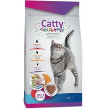 Catty Color Mix Renkli Yetişkin Kedi Maması 1 kg