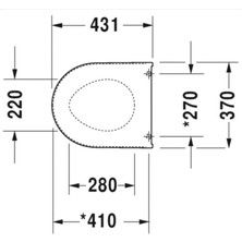 Duravit Starck 3 Yavaş Kapanan Kapak DRV0063890095