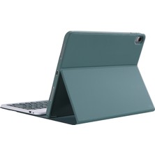 Sunsky YT102B Bluetooth Klavye Kılıfı Için iPad 10.2 (2020) & (2019) / Air 3 10.5 Inç / Pro 10.5 Inç Koyu Yeşil (Yurt Dışından)