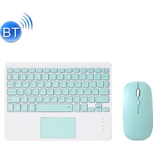 Sunsky 871 Taşınabilir Kablosuz Bluetooth Klavye + Fare Seti Nane Yeşil + Fare (Yurt Dışından)