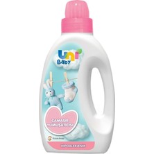 Uni Baby Çamaşır Yumuşatıcı 1500ML Hassas Ciltler Için/hipoalerjenik (Pembe) (4 Lü Set)