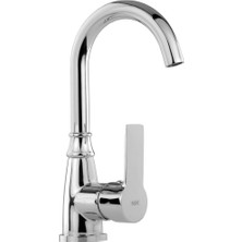 Nsk Alamera Kuğu Lavabo Bataryası Mix Aç Kapa Krom N2016002