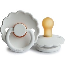 Frıgg Daisy Kauçuk Emzik - Bright White 0-6 Ay