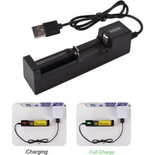 Pasifix 1 Yuvalı USB Şarj Edilebilir Batarya LED Akıllı Şarj Adaptörü (Yurt Dışından)