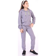 Toontoy Kids Toontoy Kız Çocuk Cepli Armalı Eşofman Takım