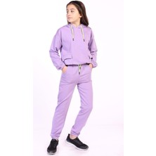 Toontoy Kids Toontoy Kız Çocuk Cepli Armalı Eşofman Takım