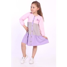 Toontoy Kids Toontoy Kız Çocuk Göğsü Pretty Nakışlı Elbise