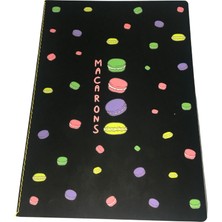 Kiwoodesign Siyah Defter  Macaron