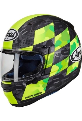 Arai Profile-V Patch Fluor Yellow Kapalı Kask