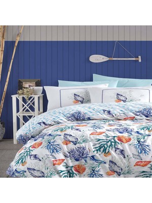 İyi Geceler İstanbul Denise Çift Kişilik Ranforce Nevresim Takımı