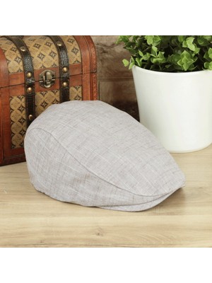 Beyler Burada Yazlık Vizon Keten Erkek Kasket