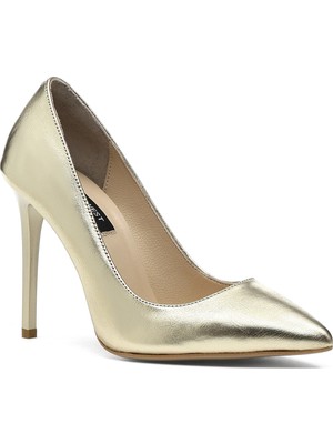 Nine West Panke 1pr Altın Kadın Gova Ayakkabı
