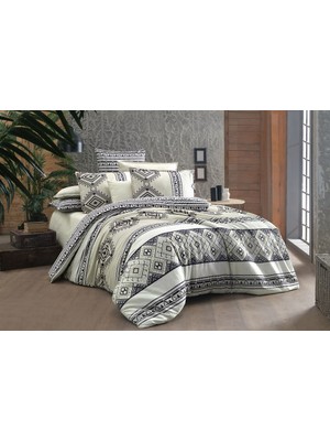 Sarev Runa Fancy Poplin Nevresim Takımı Çift Kişilik V1