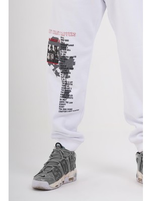 Ghetto Off Limits Westside Jogger White