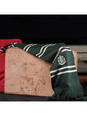 Sihir Dükkanı Slytherin Atkı 18×185 cm Lisanslı Örme Akrilik