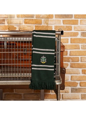 Sihir Dükkanı Slytherin Atkı 18×185 cm Lisanslı Örme Akrilik