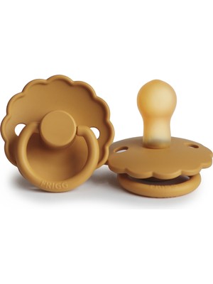 Frıgg Daisy Kauçuk Emzik - Honey Gold 0-6 Ay
