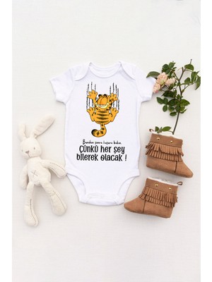 Tılsım Store Unisex Bebek Bundan Sonra Kusura Bakın Baskılı Body Zıbın
