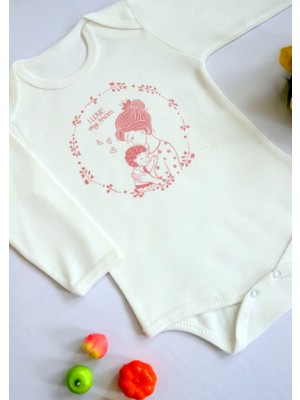 Tılsım Store Kız Bebek Annemi Seviyorum Baskılı Body Zıbın