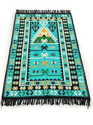 Shark Anadolu Seccade Kilim 6 Mavi