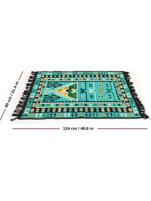 Shark Anadolu Seccade Kilim 6 Mavi