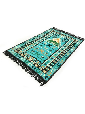 Shark Anadolu Seccade Kilim 6 Mavi