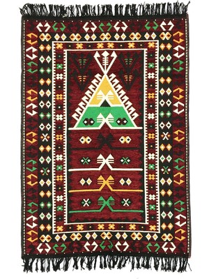 Shark Anadolu Seccade Kilim 7 Bordo