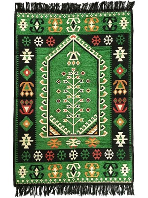 Shark Anadolu Seccade Kilim 8 Yeşil