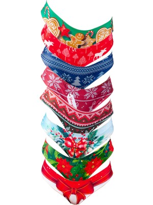 Mememe Fashion Kadın Çok Renkli Dikişsiz Izsiz Tanga Külot