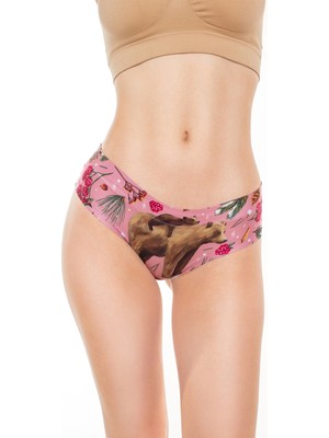 Mememe Fashion Kadın Çok Renkli Dikişsiz Izsiz Bikini Slip Külot