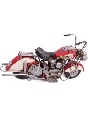 Lilibeaty Dekoratif Metal Motosiklet Vintage Dekoratif Biblo Hediyelik