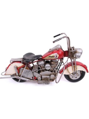Lilibeaty Dekoratif Metal Motosiklet Vintage Dekoratif Biblo Hediyelik