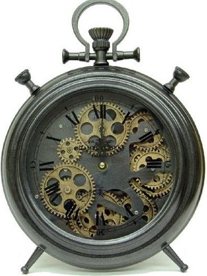 Lilibeaty Saat Çarklı Masa Saati Duvar Saati Dekoratif Hediyelik